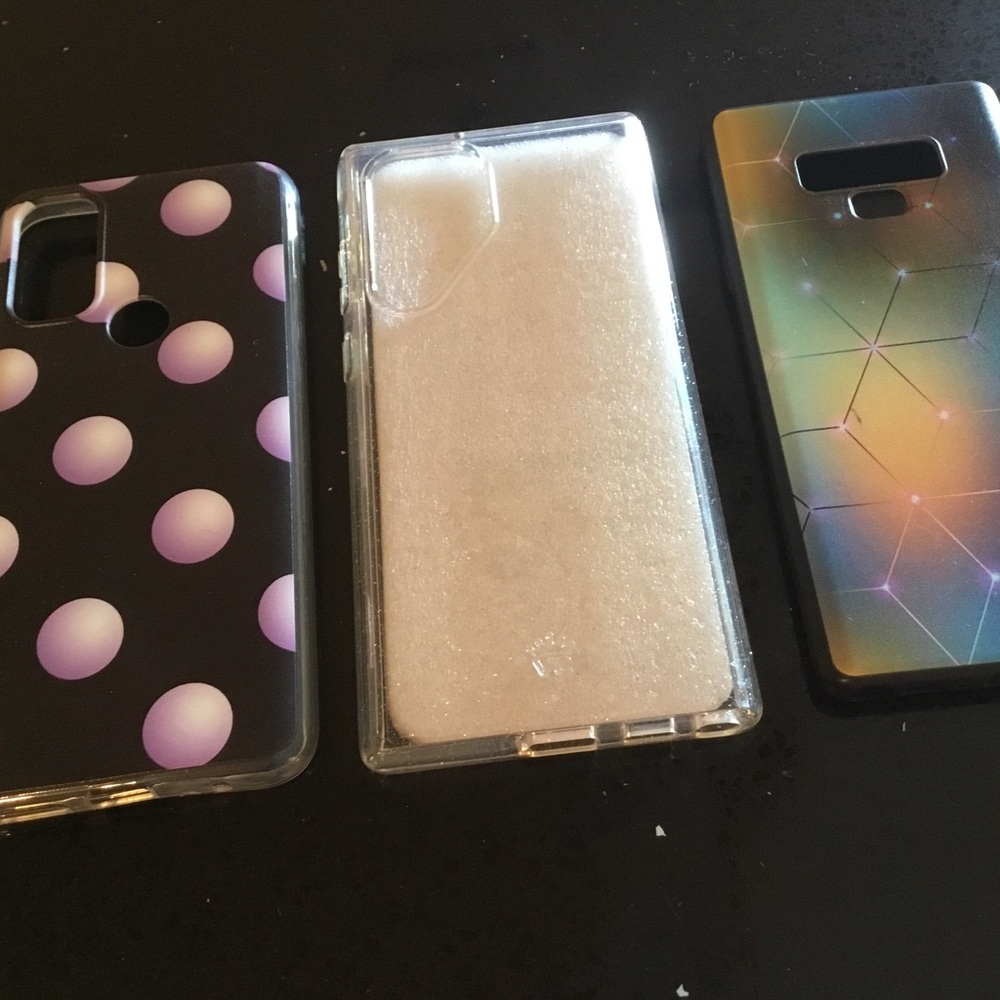 Assorted phone cases